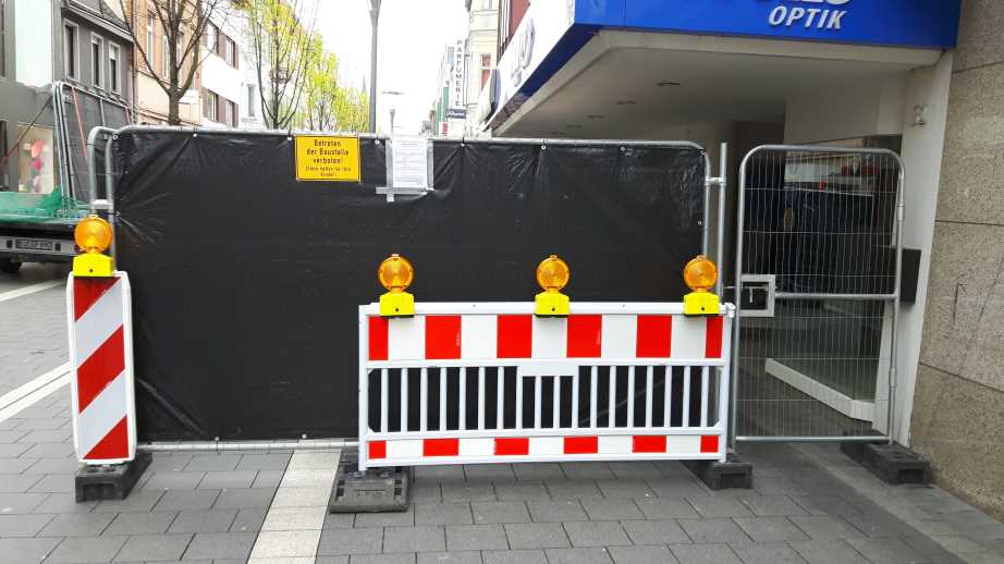 Absturzsicherung zur Baustellensicherung